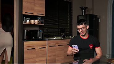 Step-siblings Relish Some Great Sex While Alone At Home
