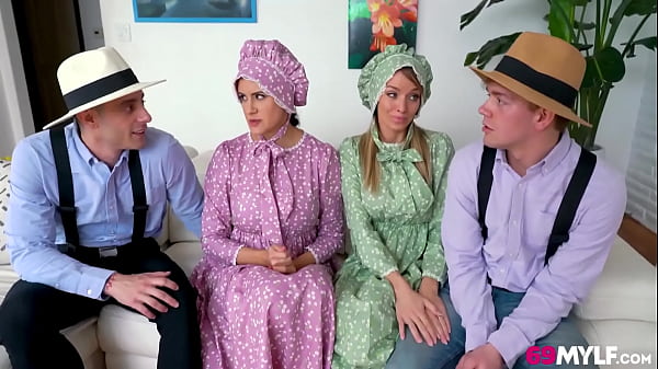 Amish Stepmoms Penny Barber And Pristine Edge Share Dicks