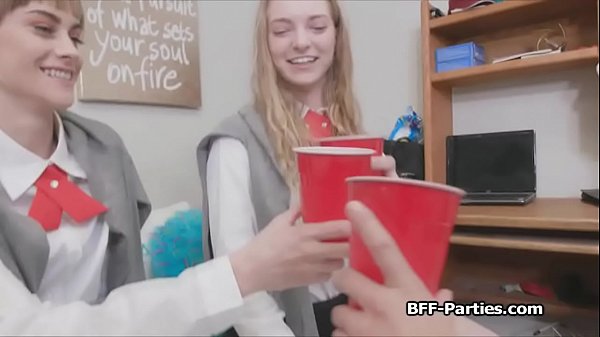 Quad Scene Dorm Oral Party