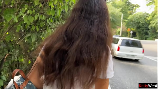 Peeping Under The Girl's Skirt On The Bus And Gived Her To Have Sex On A Public Beach