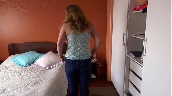 My Truly Blazing Latin Spouse In Her Bedroom Starts To Touch The Maid's Teenage And Asks Him To Milk Off Her And Load From Her While She Watches Her