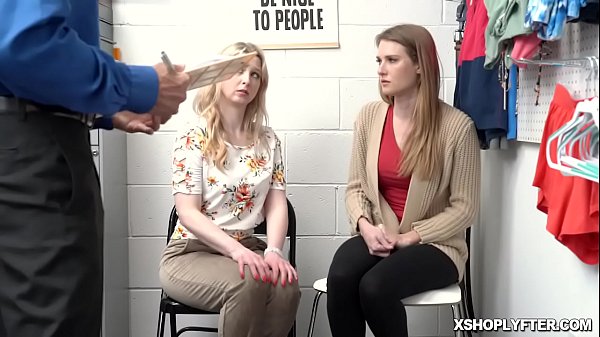 Blondie Thief Getting Her Cunt Soaking Slippery