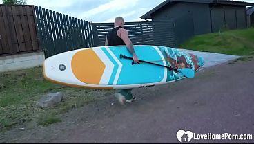 Surfer Got To Hammer Us In A Threesome