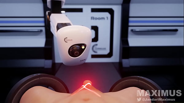 Shaft Squeezed By AI Machine Animation With Sound