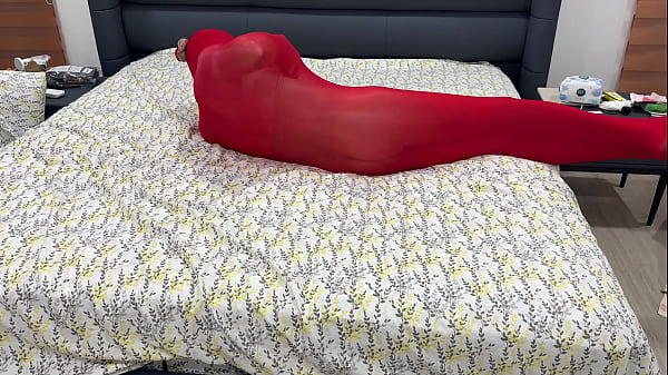 Tie-up Pantyhose Encasement Locked In Cocoon
