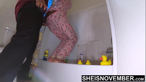 HD Why Did You Cum-fill My Soaked Snatch Stepdaddy? Slim Sexy Black Step-daughter Sheisnovember Get Load Shot Impregnation, While Cowgirl Smashing His Massive Shaft In The
