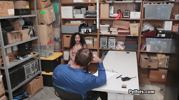 Storage Room Quickie With Busted Latina Thief
