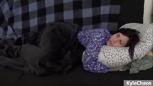 Sleepy Gf Playing With Boobs