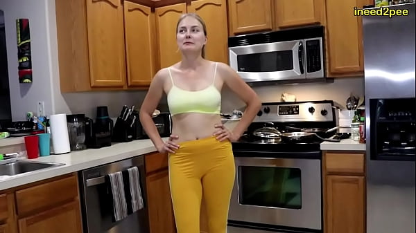 Desperate To Pee Honeys Wetting Her Panties And Tight Jeans Pissing 6