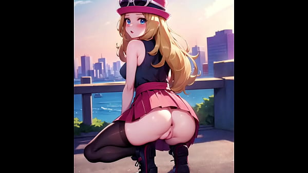 Serena Stripped Pokemon
