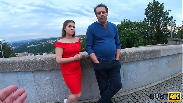 HUNT4K. Bad Girl Earns A Lot Of Cash With Her Hot Frame In Front Of Her Poor Step Father