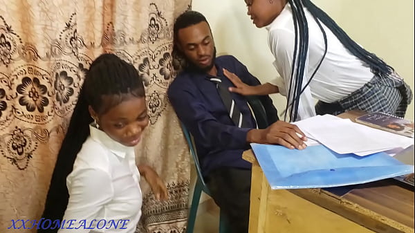 Huge Cock Class Tutor Stuff His Teenage Coeds After Class For Extra Marks.