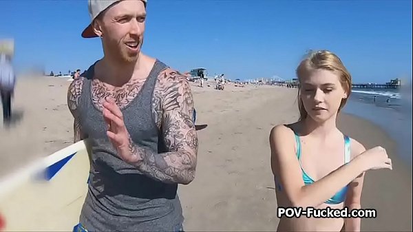 She Swallows At Surfing But Not At Getting Cocked