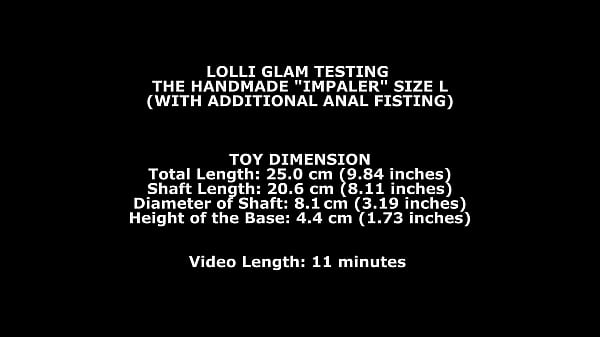 Lolly Glams Testing The Handmade Impaler Size L (With Additional Ass Play Hand Insertion) TWT133