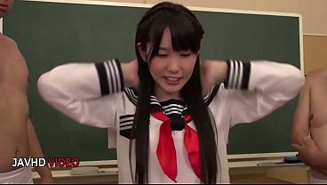 Skinny Yui Kasugano Takes Double Cum-fill In Menage