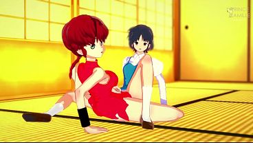 Ranma And Akane Have A Sultry Encounter In The Dojo
