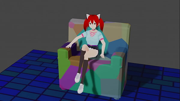 Softcore Hentai Chick In Skirt