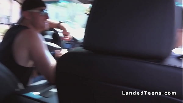 Coed Bangs Outsiders Dick In Car On Camera