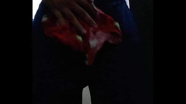 Desi Hyderabad Boy Playing With Bra Panty