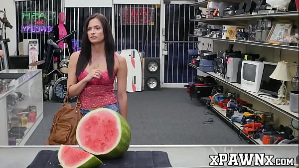 Good Looking Chick Deepthroats Pawnbroker And Receives Dicking