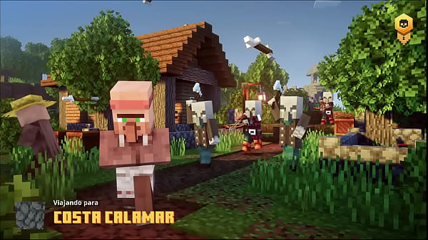 Meteu O Ferro Quente Em Mim! Minecraft Dungeons #1