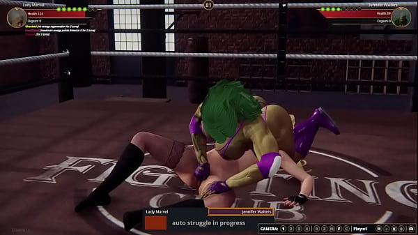 Miss Marvel VS Jennifer Walters (Bare Fighter 3D)