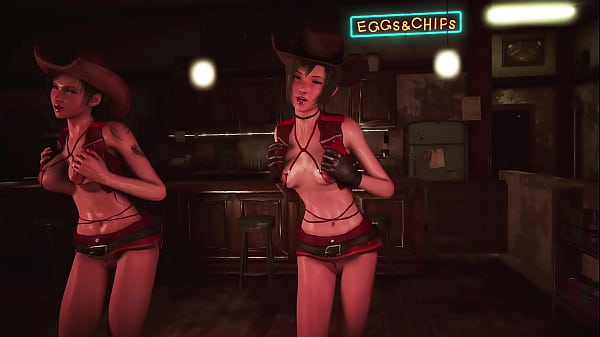 Trashy Tifa And Yuffie Dancing Half-naked In 7th Heaven Bar