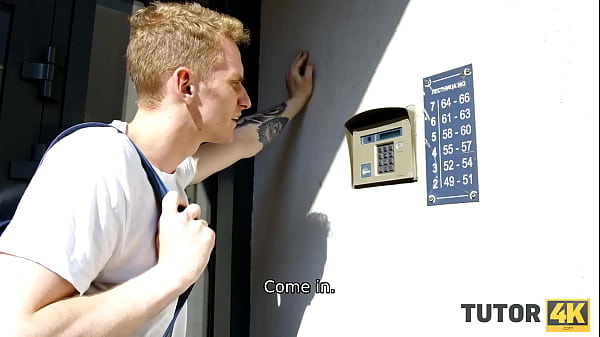 TUTOR4K. Tutor Calms Down Angry Pupil With Help Of Quick Sex