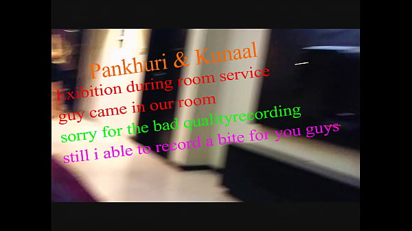 Pankhuri Doing Exhibition When Room Service Man Came