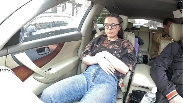 Actual Desperate Jeans WETTING And CUM In My Car