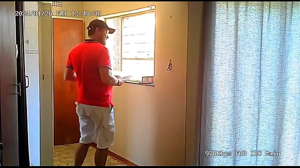 Spycam: Skank Wife Caught In The Act