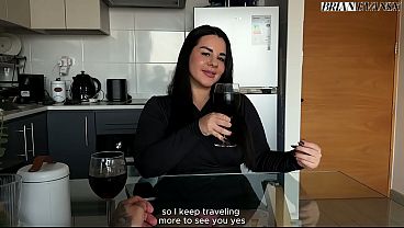Stacked Argentina Juli Villafaine Fucks On Her First Date With Brian Evansx On The Couch