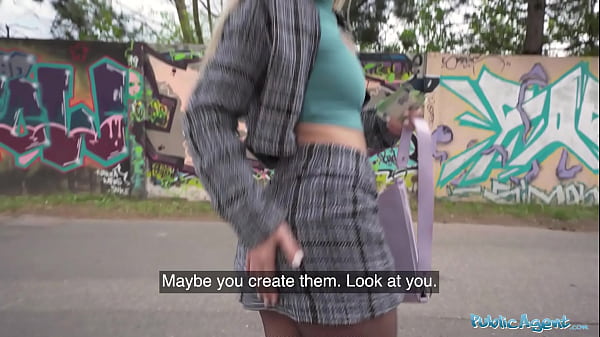 Public Agent Blue Eyed Fair-haired British Chick Takes A Big Czech Rod In Her Soaked Snatch