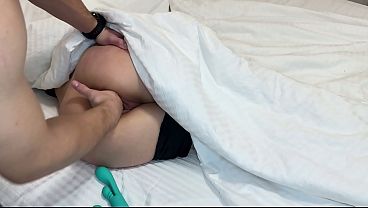 I Caught My Stepgirl After Masturbating, When She Was Resting And Taught Her How To Do It
