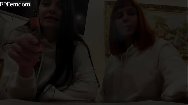 Double POV Spitting And Sole Dom Play In Socks With Two Hot Dommes Kira And Sofi