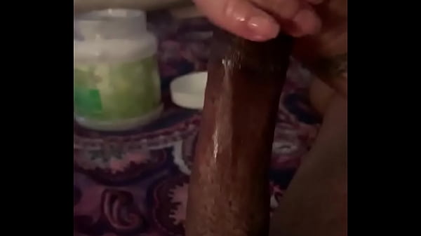 Massaging My Favorite Black Boner
