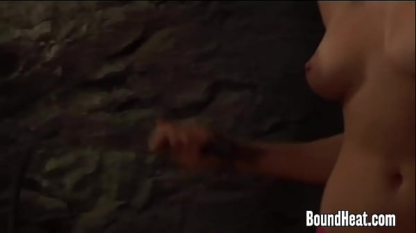 Bent Over And Bound Lesbian Servant Striked Forceful