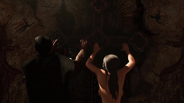 Lara Goes Primal - Stripped Lara All Cutscenes Movie Part 6