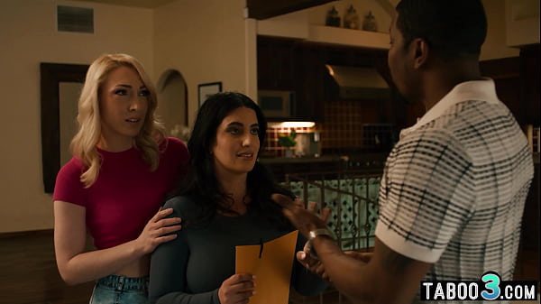 BBC Hubby Ramming His HOTWIFE Spouse Sarah Arabic And Her Lesbian GIRLFRIEND Lily LaBeau