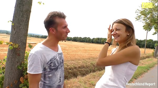 DEUTSCHLAND REPORT - Skinny Country Girl (Liss Longlegs) Picked Up For Steamy Slam With Large Homemade Cock