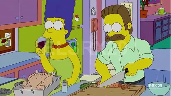 Marge Simpson Cogiendo Con Flanders Mientras No Hay Nadie En Casa
