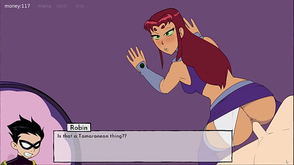 18titans Episode 8 StarFire Hands Me A Fellatio