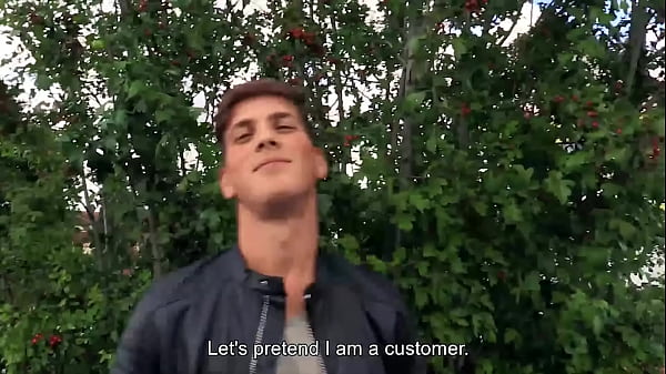 Tempting Twink Bends Over Gasps As He Gets His Ass Slammed Relentless In Public For Some Money - CZECH HUNTER 557
