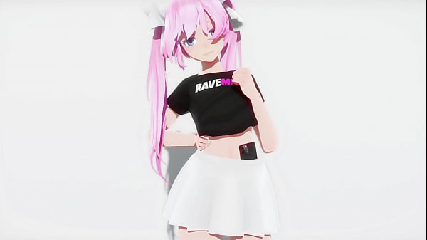 Bratty Anime Hottie Conquered By Enormous Black Rod