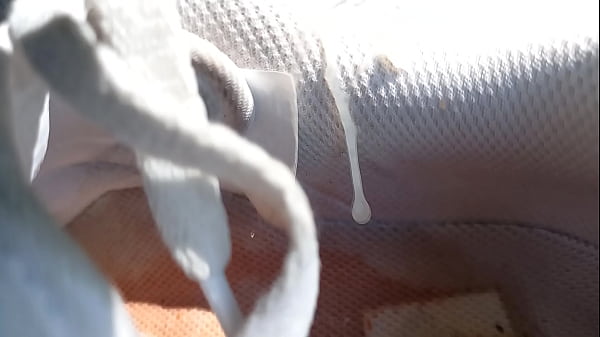 Twink Wanks Off His Rod, Gushes Load In Sleazy Smelly Shoes, Into White Sneakers, Nike Air Force One AF1, It's A Porn Video For Gay Soles Tootsie Fixation Lovers