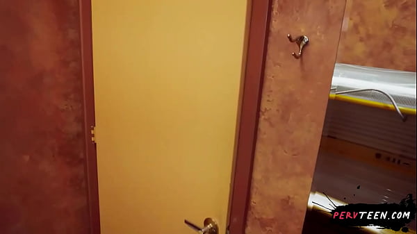 PervTeen – Sneaky Sex At Tanning Salon With Plump Big-breasted Cutie