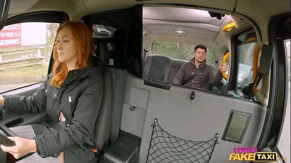 Man With Huge Lips Makes Me RELEASE In My Taxi - Female Fake Taxi