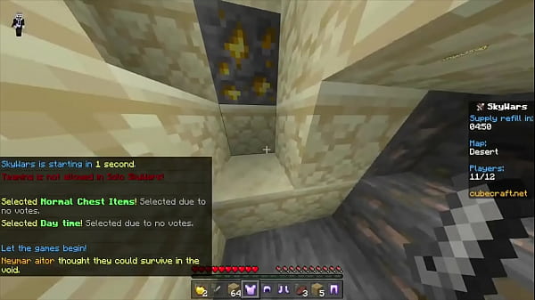 Cubecraft Skywars Solo Gameplay - Minecraft Bedrock