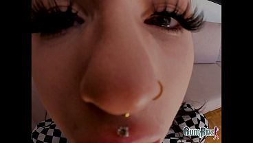 Enormous Titted Belgium College Doll First BBC Slobbery Deep Oral POV