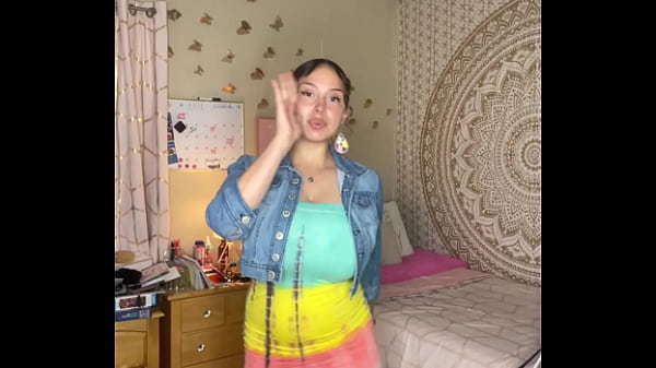 Tiktok Skank Bucking Her Butt In A Dress
